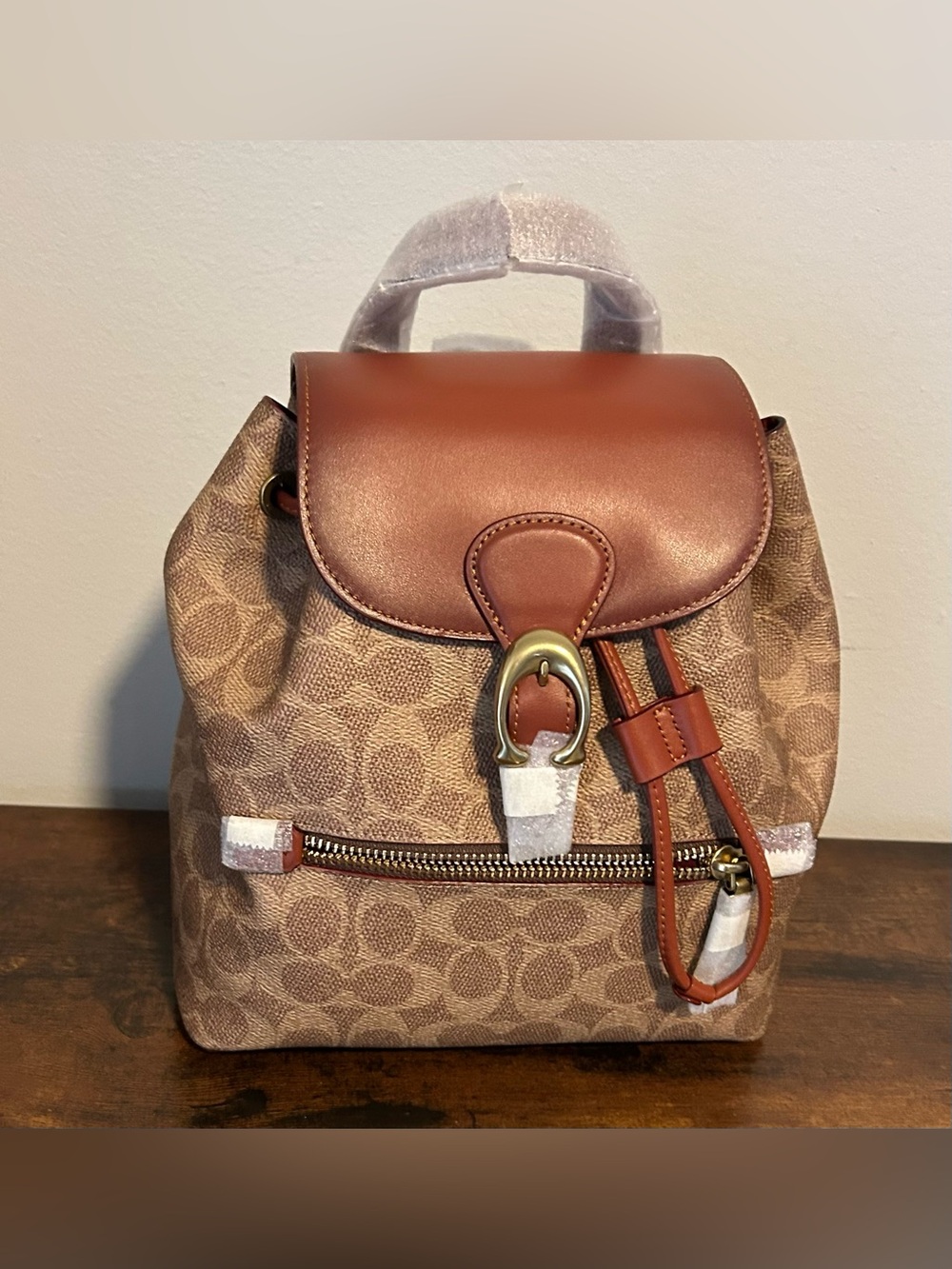 Coach Evie Backpack 22 In Signature Canvas